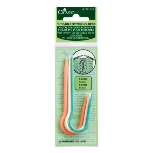 Clover Cable Needles - 3½" - Set of 3