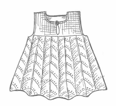 April Baby Dress Pattern Printed